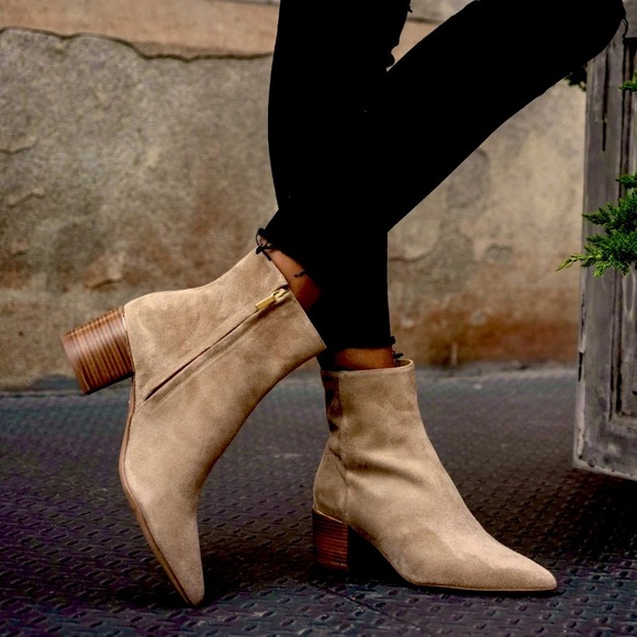 J. Crew Shoes - J Crew Tan Luna Sand Suede Boot